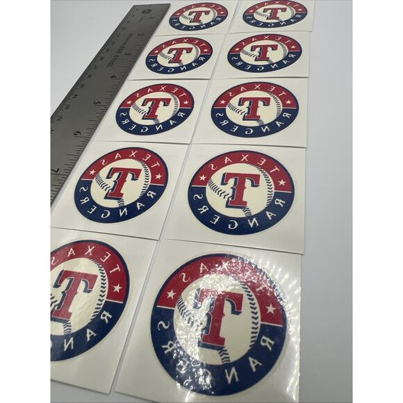 Texas Rangers MLB Baseball 10 Count Temporary Tattoos Game Party Team Home Run - Picture 2 of 7